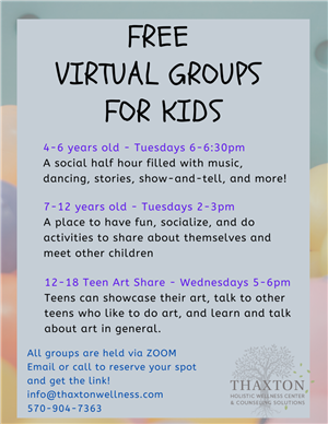 Virtual Kids Groups 